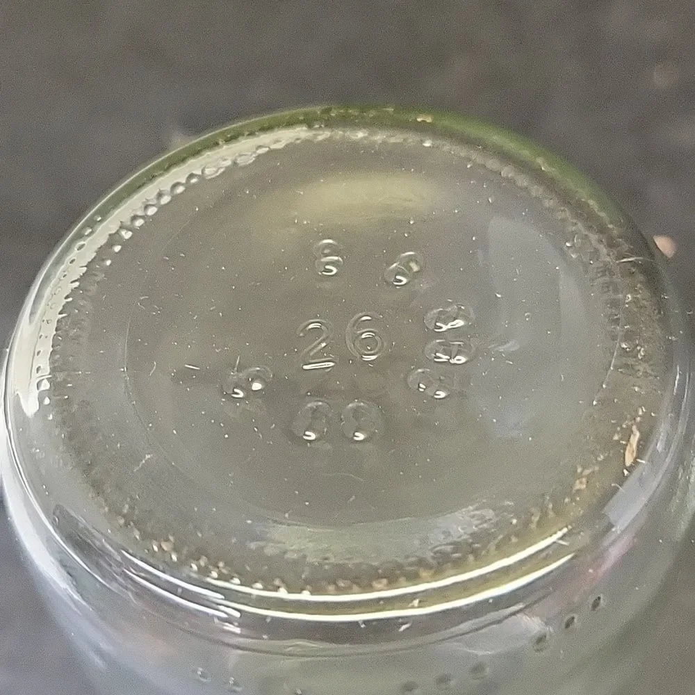 Laboratory Clear Glass  Wide Mouth Storage Jar 4 1/4